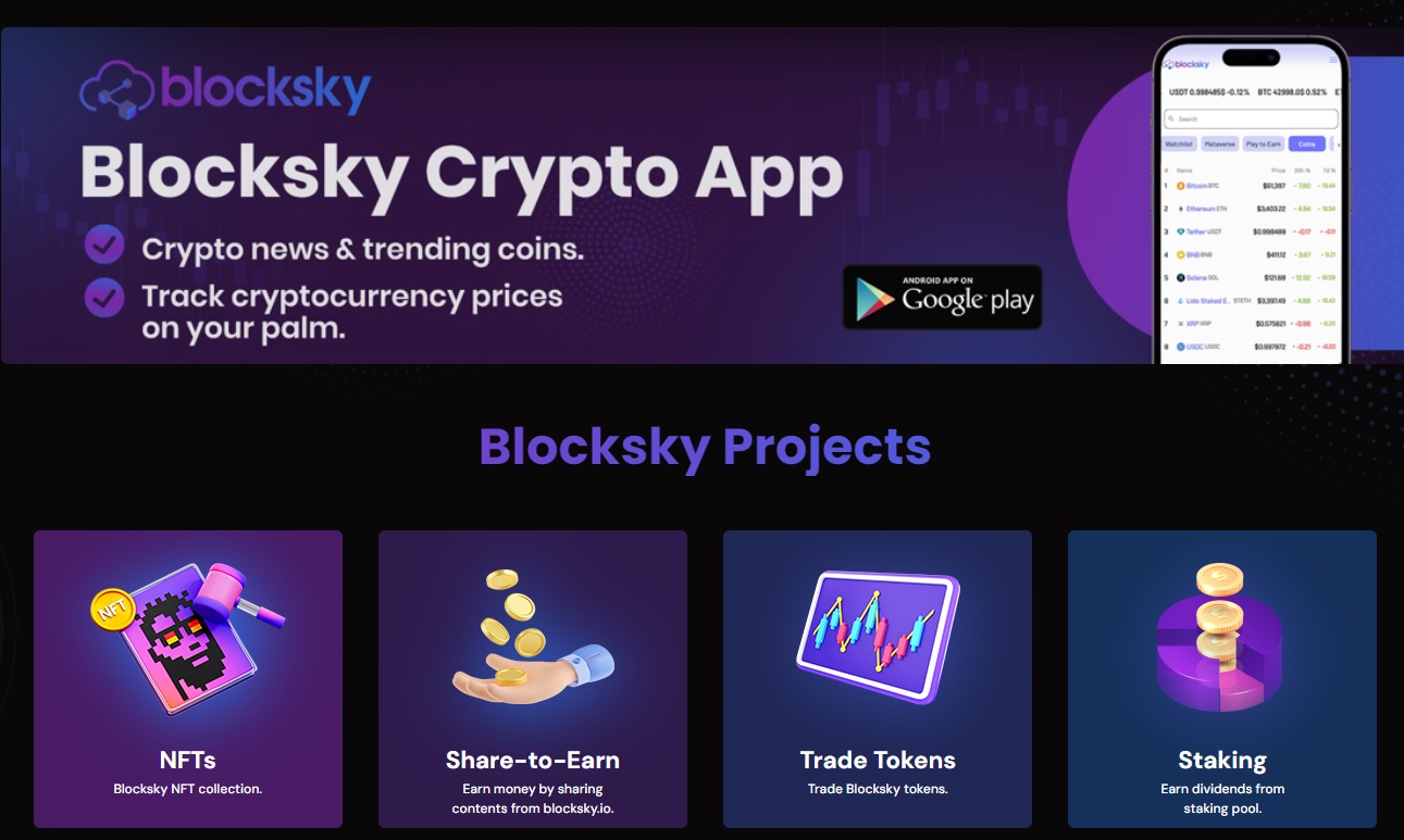 BLOCKSKY: Share & Play-to-Earn Goes Viral