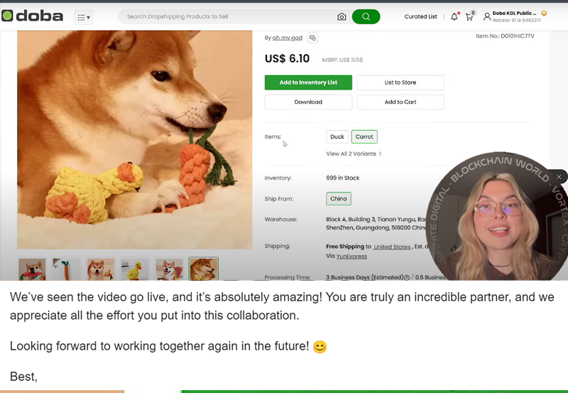 AI Powered Online Business with Doba: The Ultimate Dropshipping Platform